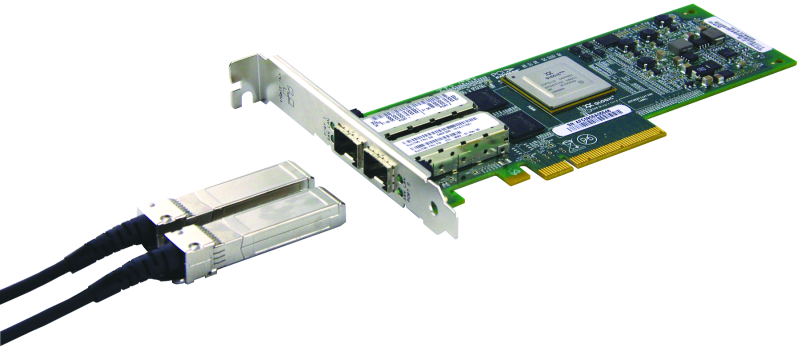 Twinax cable and PCI-E card.